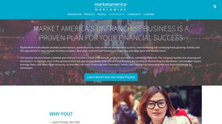 
Build a Foundation for your financial future |Market America ...  
