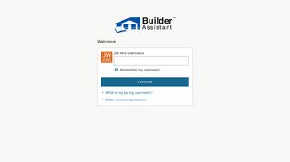 
                            1. Builder Assistant - JW.org - Builder Assistant Sign In