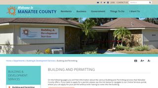 
                            4. Building and Permitting - Manatee County - Manatee County Portal
