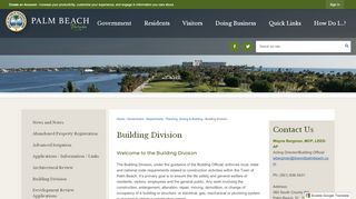 
                            5. Building Division | Palm Beach, FL - Official Website - Palm Beach County Contractor Portal