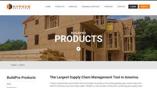 
                            6. BuildPro - Hyphen Solutions - Supply Pro Hyphen Solutions Portal