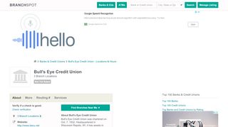 
                            3. Bull's Eye Credit Union - 3 Locations, Hours, Phone Numbers … - Bulls Eye Credit Union Portal