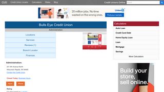
                            4. Bulls Eye Credit Union (Closed) - Credit Unions Online - Bulls Eye Credit Union Portal