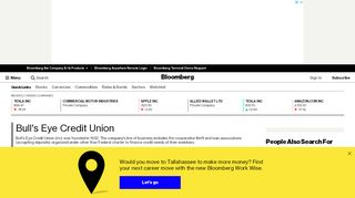 
                            2. Bull's Eye Credit Union - Company Profile and News ... - Bulls Eye Credit Union Portal