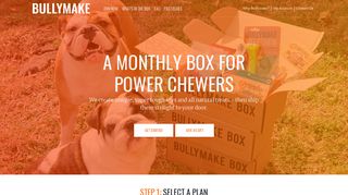 
                            2. Bullymake Box - A Dog Subscription Box For Power Chewers! - Bullymake Sign In
