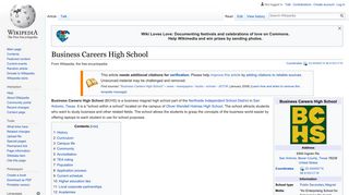 
                            5. Business Careers High School - Wikipedia