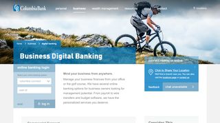 
                            3. Business Digital Banking | Columbia Bank - Columbia Bank Online Business Portal