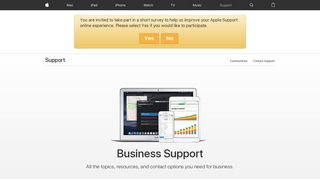 
                            5. Business - Official Apple Support - Applecare Enterprise Portal