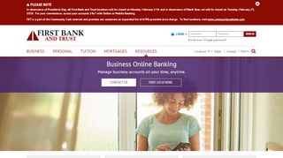 Business Online Banking  LA, FL, MS Bank  First Bank & Trust