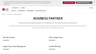 
                            4. Business Partner | Sustainability | LG Global - Lg Supplier Portal