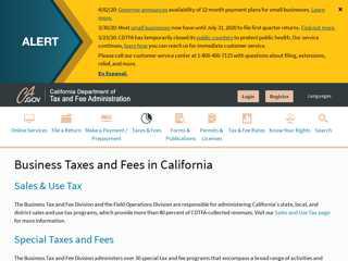 
                            8. Business Taxes and Fees in California