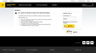 Business WebMail | Videotron - Videotron Ca Email Portal