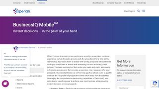 
                            7. BusinessIQ Mobile from Experian - Business Iq Experian Portal
