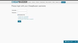 
                            3. Buy Credit - CheapBuzzer - Cheapbuzzer Portal