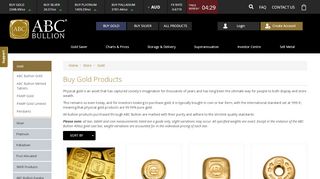 
                            6. Buy Gold Online | ABC Bullion - Abc Bullion Portal