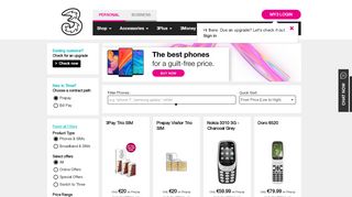 
                            6. Buy Prepay Mobile Phones & SIM Cards - Three.ie - Meteor Ie Portal