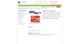 
                            8. Buy SHOEBUY.COM gift cards at GiftCertificates.com - Shoebuy Account Portal