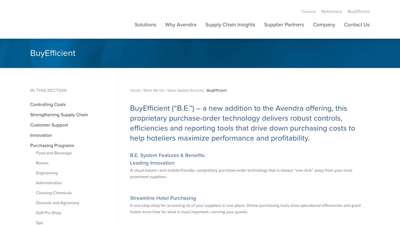 BuyEfficient  Avendra.com