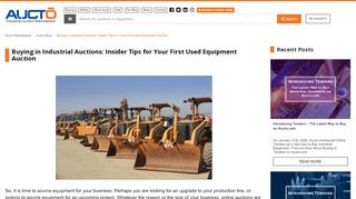 
                            3. Buying in Industrial Auctions: Insider Tips for Your First Used ... - Auction Insider Sign Up
