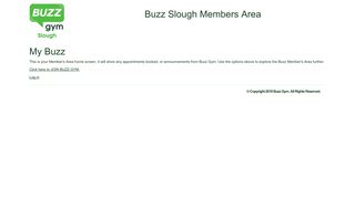 
                            2. Buzz Gym Members Area - Buzz Gym Portal Slough