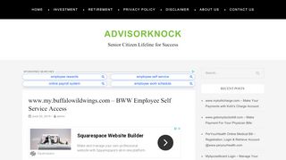 
                            6. BWW Employee Self Service Access - AdvisorKnock - Ultipro Buffalo Wild Wings Login