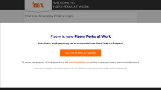 
                            6. by Email or Login - Fiserv Perks at Work - Fiserv Employee Login