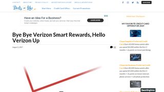 
                            7. Bye Bye Verizon Smart Rewards, Hello Verizon Up - Deals ... - Verizon Fios Rewards Portal
