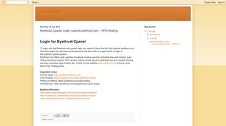 
                            6. Byethost Cpanel Login cpanel.byethost.com - VPS Hosting - Byethost7 Com Portal