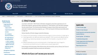 
                            3. C-TPAT Portal | U.S. Customs and Border Protection - C Tpat Web Portal
