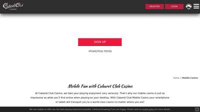 Cabaret Club Mobile Casino  Everything You Need, On The Go