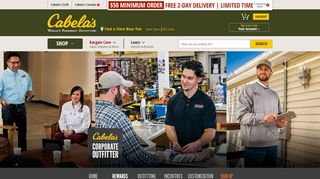 
                            3. Cabela's Corporate Outfitter: Employee Rewards : Cabela's - Cabelas Employee Portal
