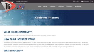
                            7. Cablenet Internet - Thacker-Grigsby - Cablenet Portal