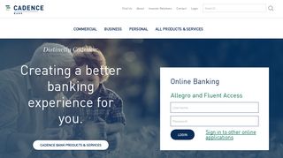 
                            4. Cadence Bank | Home - Cadence Bank Allegro Portal