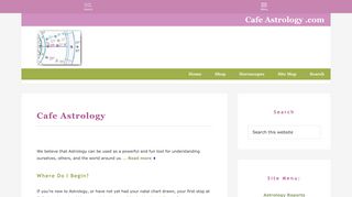 
                            5. Cafe Astrology .com - Astrology Com Portal