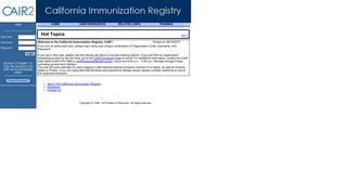 
                            1. CAIR .. [Portal Main Page] - Cair Vaccine Portal