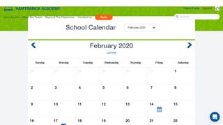 
                            4. Calendar | Hamtramck MI | Hamtramck Academy - Parent Portal Hamtramck