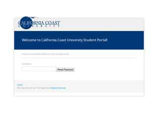 California Coast University Student Portal | Request ...