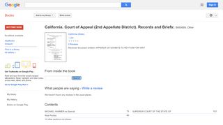 
                            8. California. Court of Appeal (2nd Appellate District). ... - Frances Net Cash Login