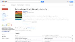
                            6. California Design, 1930¿1965 Living In a Modern Way - Bruce County Avanti Login