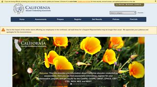 
                            5. California Educator Credentialing Examinations - Cset Test Portal