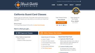 
                            6. California Guard Card Classes | Valley Guard Training - Valley Guard Training Portal