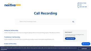 
                            3. Call Recording | Nextiva Support - Nextiva Recorder Login