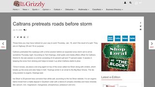 
                            4. Caltrans pretreats roads before storm | Big Bear Valley News ... - Caltrans Outlook Login