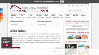 
                            7. Calvert Reviews - The Homeschool Mom - Calvert Homeschool Portal Page