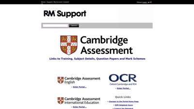 Cambridge Assessment Support - RM