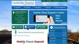 
                            15. Cambridge Teachers Federal Credit Union - Home - Tfcu Credit Union Portal