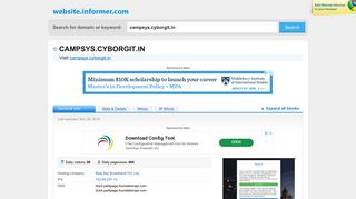 
                            5. campsys.cyborgit.in at Website Informer. Visit Campsys Cyborgit. - Campsys Erp Login