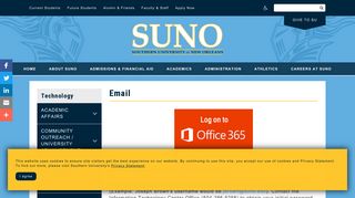 
                            1. Campus Email - Email | Southern University at New Orleans - Suno Student Email Portal