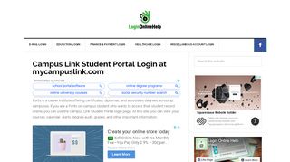 
                            7. Campus Link Student Portal Login at mycampuslink.com ... - Campus Portal Portal Fortis