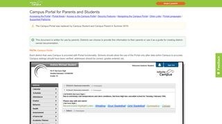 
Campus Portal for Parents and Students - Infinite Campus

